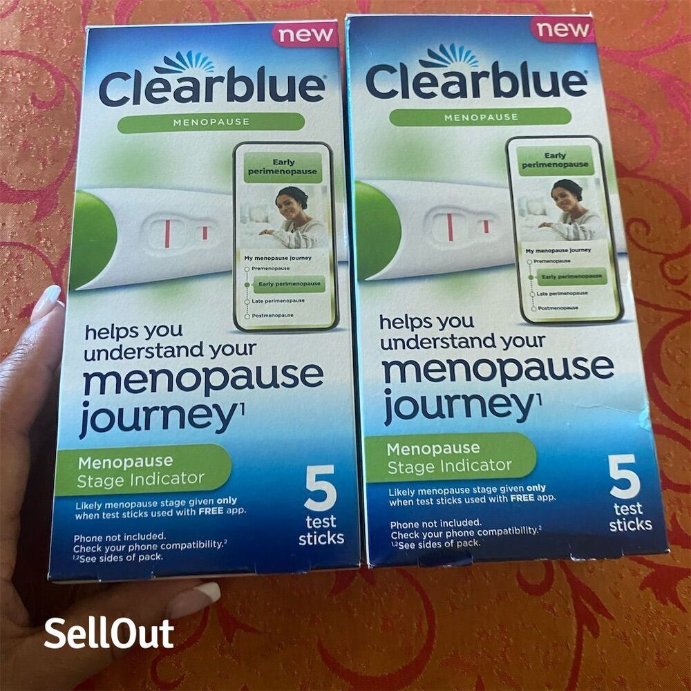 Clearblue Menopause Stage Indicator Test Kit 5 Pack App Compatible